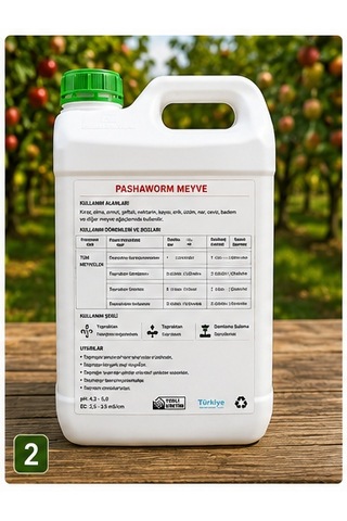 Pashaworm Meyve Konsantre Sıvı Gübre 10 L Meyve Ağaçları İçin