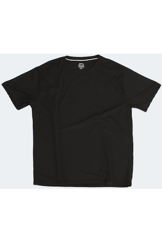 Slazenger ODALIS IN Büyük Beden Erkek Tişört Siyah