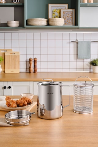 Karaca  Mutfaksever Çelik Kızartma Potu 2L 