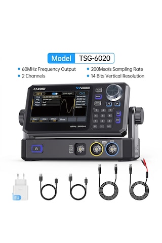 Fnırsı Tsg6020 2 Kanallı 60mhz 200msa/s Fonksiyon Sinyal Jeneratörü