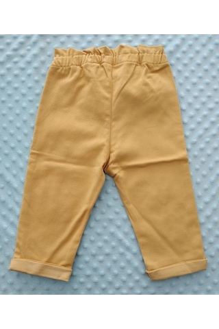 Kidaxi Kız Bebek Dokuma Pantolon 6-36 Ay Sarı