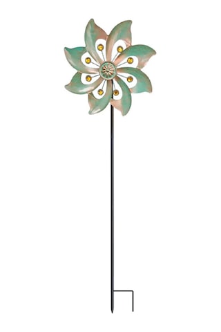 Xindoker Bahçe Ve Avlu İçin Demir Sanayi Döner Dekoratif Ornament Yeşil Bakır