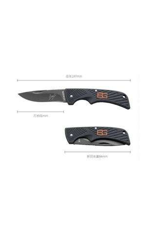 Bear Grylls Manuel Cep Çakısı 14.6cm Yeşil