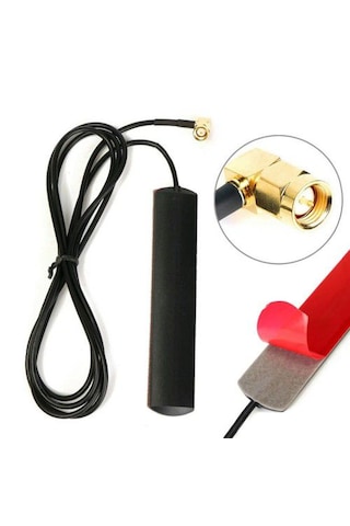 11.5 Cm 3 Dbi 2.4-2.5 Ghz Rf Sma Erkek 90 Derece Lte Patch Anten