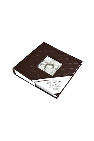BF 15 x 21 CM 100'lük Deri Pencereli Fotoğraf Albümü