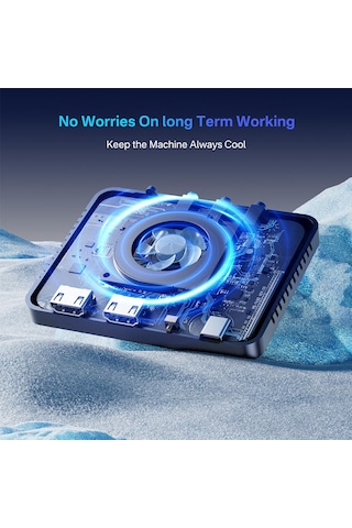 Acasis 4K 60Hz HDR RGB Kayıt Cihazı 4K 60Hz Pass-Through HDR 240Hz ve VRR Desteği, Sessiz Soğutma Fanı (VC007PRO)