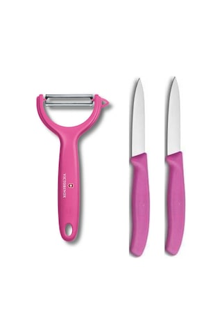 Victorinox Pembe Soyacak ve Soyma Bıçak Seti