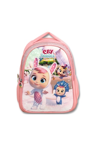 Cry Babies Tavşan Kulaklar İlkokul Sırt Çantası Ve Beslenme Çantası Seti - Açık Pembe - Kız Çocuk