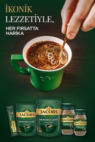 Jacobs Monarch Gold Çözünebilir Kahve 3'lü