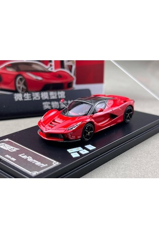 Demon King Ferrari Laferrari Pleksi Kırmızı 057 1/64