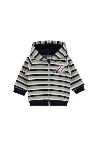 Civil Baby Crew Nakışlı 6-18 Ay Hırka - Bej Açık Vizon
