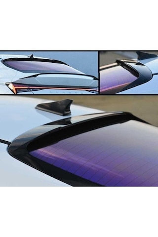 Hyundai Elantra İçin Uyumlu Cam Üstü Spoiler Piano Black 2021+ Hyundai Elantra İçin Uyumlu Cam Üstü Spoiler Piano Black 2021+