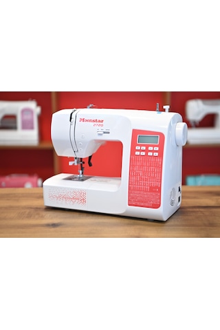 Moonstar Ev Tipi Elektronik Düz Dikiş Makinesi 200 Desen / Model 2720 Beyaz