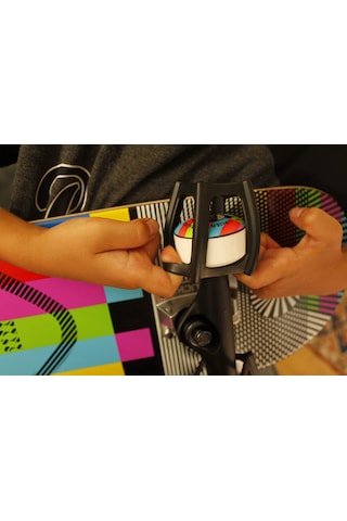 Kaykay Skateboard Kaydırmaz Güvenli Kay Kay Öğrenme Aparatı 4 Lü Siyah