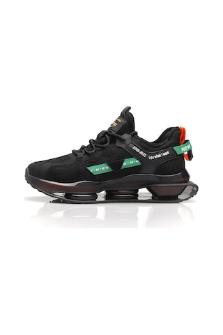 Aırboos Erkek Sneakers - Sıyah Yesıl 001