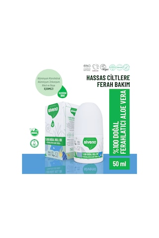 Siveno Aloe Vera İçerikli Vegan Roll-On Deodorant 50 ML