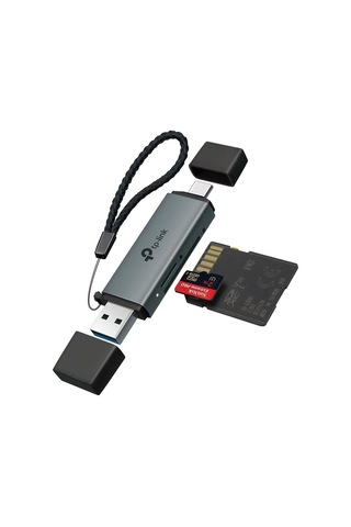 Ua430d Usb 3.0 Type-c & Type-a Sd/microsd Kart Okuyucu 5 Gbps Hız, Uhs-ı 200 Mb/s, Çift Kart Eşzamanlı Okuma/yaz