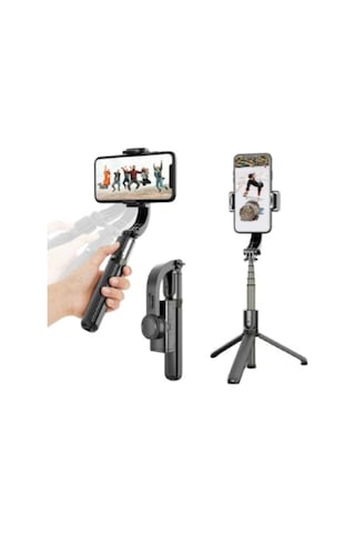 Gimbal L08 Kumandalı 3 Eksen Telefon Kamera Tutucu