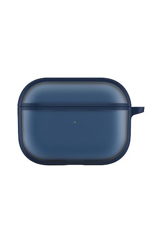 Apple Uyumlu AirPods Pro 3 Kılıf Benks Mist Protective Sert Pürüzsüz Kılıf Mavi Mavi