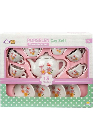 1501 Porselen Çay Seti 13 Parça - Beyaz