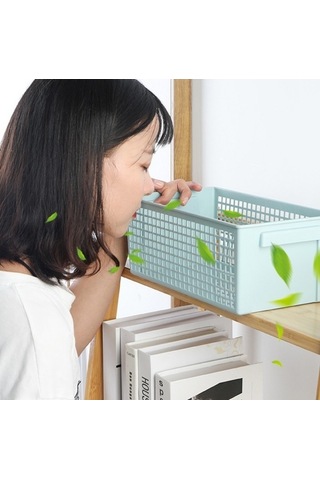 Tongxida Masaüstü Atıştırmalıklar Ve Aksesuarlar Saklama Sepeti, Dikdörtgen Plastik, Küçük Beyaz Diğer