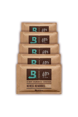 Boveda 69 60g Humidor Puro Kutusu Nemlendirici 5li Eco Paket