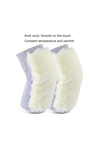 Primepickings Sıcak Ve Kalınlaştırıcı Anti-soğuk Koruyucu Gri M Dişli Dizlik Gri