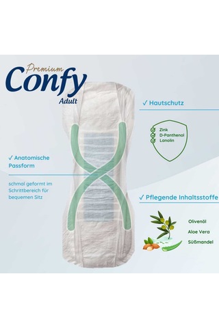 Confy Adult Yetişkin Bezi Medium 30 Adet X 3 Paket