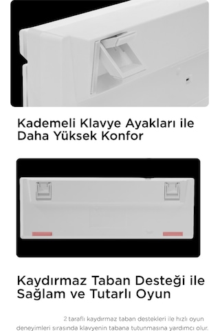 61 Tuş Kablolu Mekanik Klavye Değiştirilebilir Red Switch Rgb Bilgisayar Oyuncu Klavyesi 22 Modlu