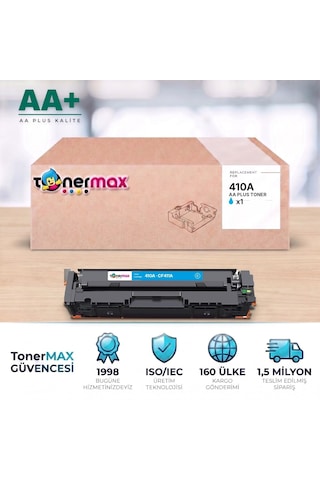 Hp 410a Cf411a Mavi Uyumlu Toner Aa Plus / Color Laserjet Pro M452 / M477 / M377