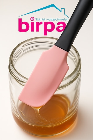 Soft Grip Silikon Spatula Paslanmaz Çelik