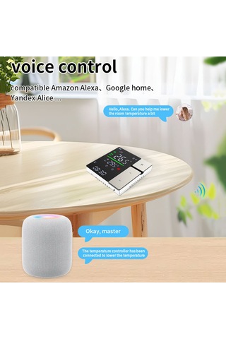 Reedark Sdm6-3a Wifi Akıllı Su Isıtma Termostati: Uzak Kumanda, Enerji Tasarrufu, Çocuk Kilidi, Antifriz Ve Yüksek Sıcaklık Koruması