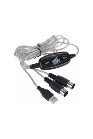 Usb Midi Kablo Usb To Midi Klavye Piyano Kablosu