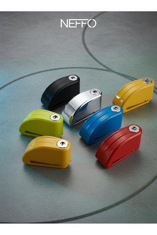 Alarmlı Motosiklet Disk Kilidi Suya Dayanıklı 110 Db Güçlü Alarm Çelik Güvenlik Kilidi