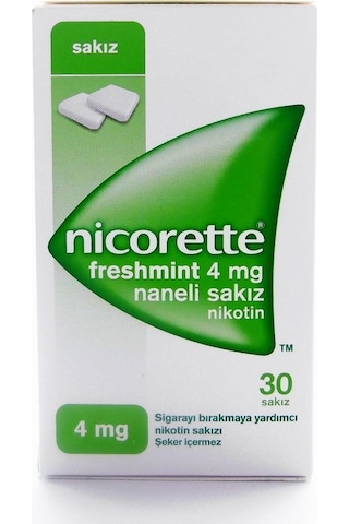 Nicorette Naneli Sakız 30 x 4 MG