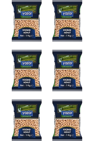 Yazar Koçbaşı Nohut 6 x 1 KG