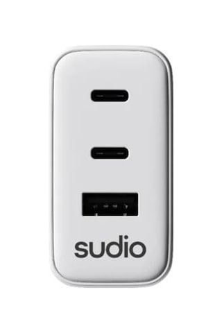 Sudio P3 Gan Güç Adaptörü Usb,type C 65w Beyaz