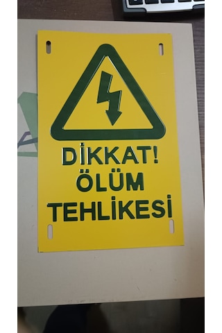 DİKKAT ÖLÜM TEHLİKESİ LEVHASI, 10 adet
