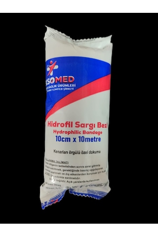 Teksomed 10 Cm X 10 Metre Hidrofil Sargı Bezi