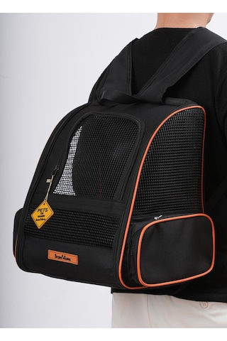 Brave Paws Tekerlekli Plastik Fileli Kedi Köpek Taşıma Çantası Çekçek Mekanizmalı