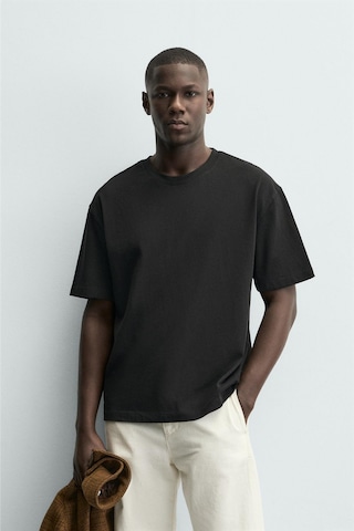 King Brich Oversize Kalıp Basic Tişört Siyah