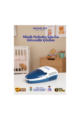 Wohler Kompresörlü Nebülizatör Hava Buhar Makinesi