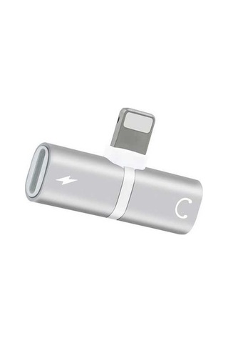Sandwich İphone Uyumlu 7/8 Plus Ve X İçin Çift Lightning Adaptörü, Müzik Dinleme, Şarj, Arama, Veri Transferi İle Aluminum Min