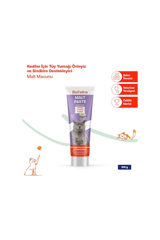 Biofeline Kediler İçin Malt Macun 100 G