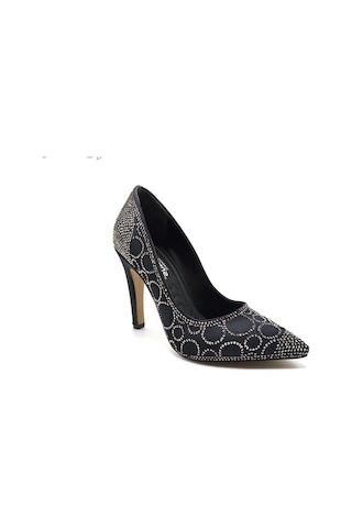 Venüs 23110565y Taşlı Saten Stiletto Kadın Abiye Ayakkabı 001