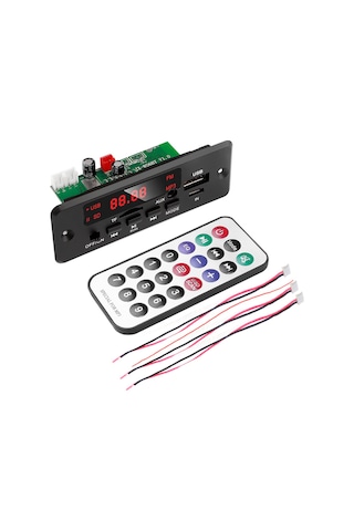 2 X 25 Watt Hoparlör Çıkışlı Fm Dekoder ( Bluetooth , Fm Radyo , Usb , Tf Kart , Mp3 Player )