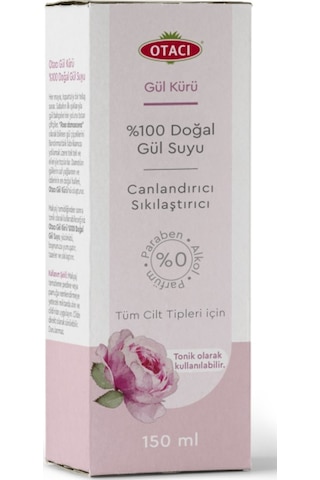 Otacı Gül Kürü Doğal Gül Suyu  150 ML