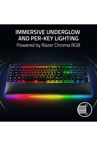 Blackwidow V4 Pro Yeşil Anahtar - Mekanik Oyun Klavyesi Tıklamalı Mekanik Anahtarlar, Komut Kadranı Ve 8 Özel Ma