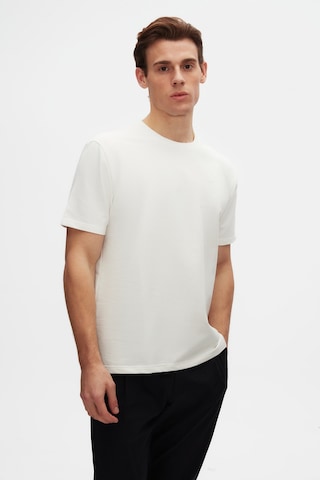 Twn Slim Fit Ekru Baskılı T-shirt 4ec14ort12025 Ekru