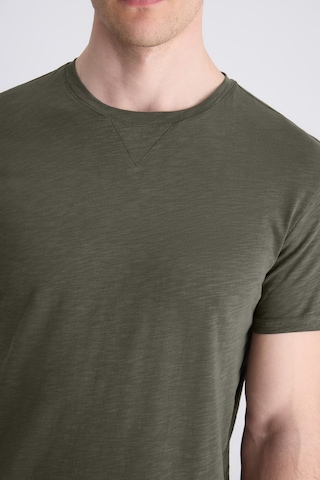 Twn Slim Fit Haki Düz %100 Pamuklu T-shirt 4ec1447011072 H01